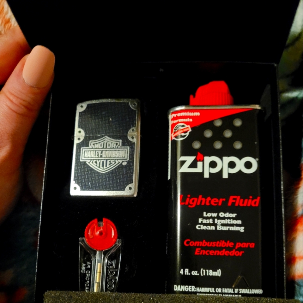 Harley-Davidson Zippo Lighter Set